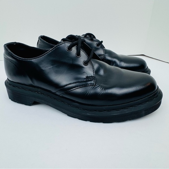 Doc Martens Mono 1461 Lace Leather Derby Dr Martens 14345 Men's 12 Black Lace Up Oxford Doc Martens Mono 1461 Lace Leather Derby Dr Martens 14345 Men's 12 Black Lace Up Oxford